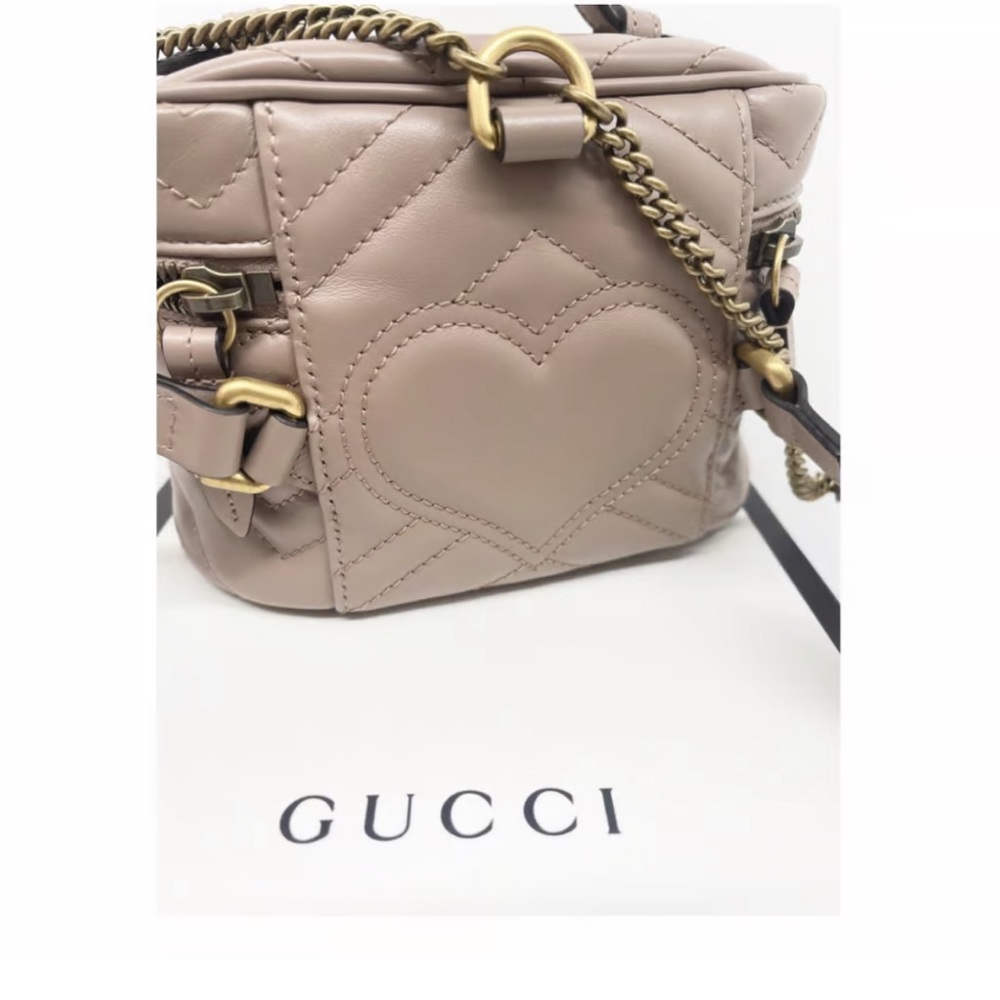 Gucci Marmont Mini Leather Backpack - Picture 4 of 5